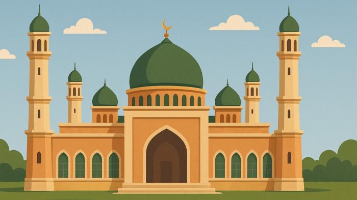 Ilustrasi Masjid Jadwal Salat