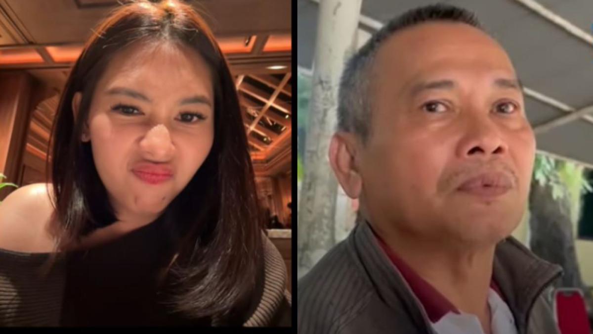 GELAGAT SEBELUM INSIDEN - Adi Sianipar (kanan) merupakan ayah dari Esther Aprilita (kiri), pramugari pesawat ATR 42-500 yang jatuh. Esther Aprilita ternyata sempat lakukan hal tak biasa sebelum insiden.