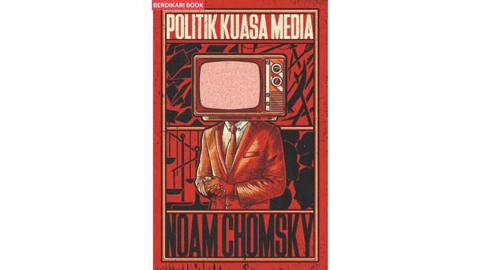 Buku Politik Kuasai Media karya Noam Chomsky.
