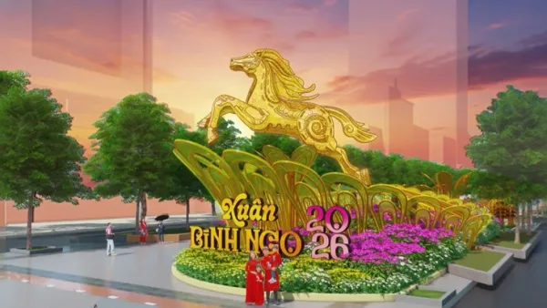 Đường hoa Nguyễn Huệ Tết Bính Ngọ 2026 có gì hấp dẫn? - Ảnh 4.