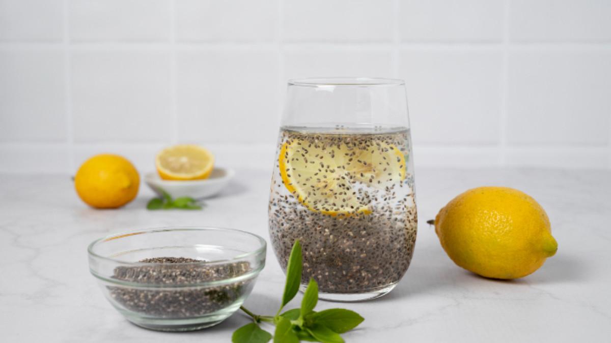 Ilustrasi rendaman air biji chia, berikut fakta kesehatannya yang bagus untuk pencernaan
