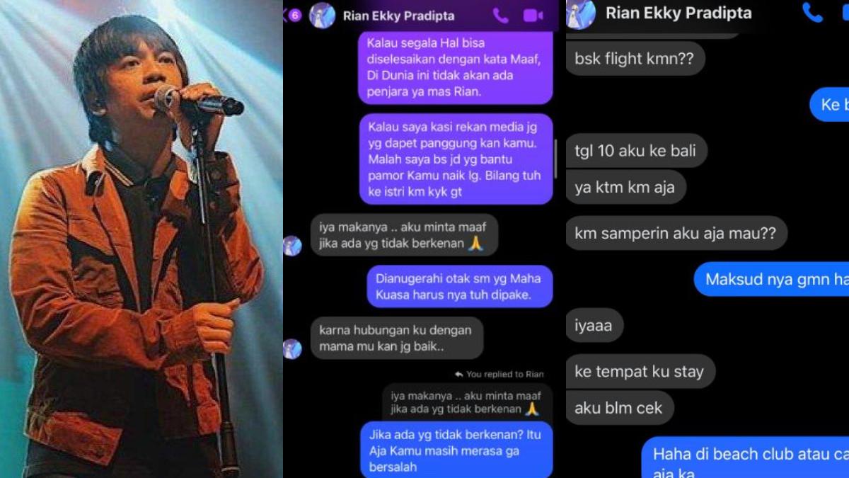 Setelah kasus Aurelie Moeremans, muncul wanita mengaku jadi korban child grooming Rian Ekky Pradipta, vokalis band D’Masiv.