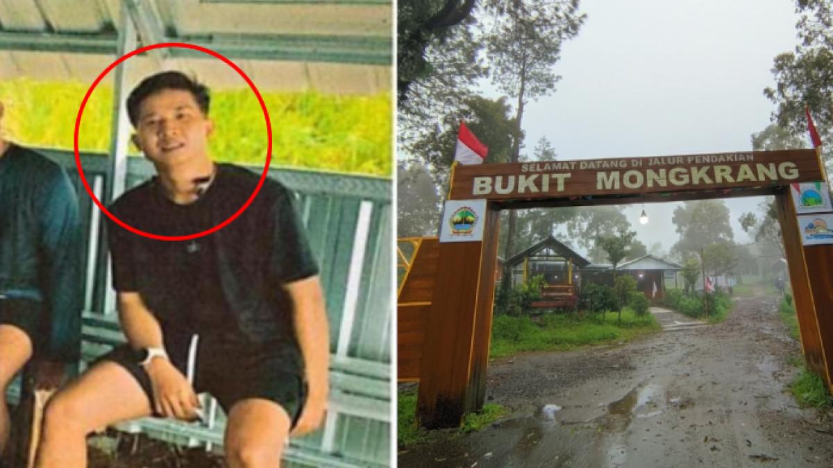PENDAKI MONGKRANG HILANG - Yasid Ahmad Firdaus hilang saat mendaki Bukit Mongkrang pada Minggu (18/1/2026).
