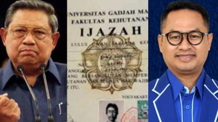 LAPOR -  Muhajir, Kepala Badan Hukum dan Pengamanan Partai (BHPP) DPP Partai Demokrat, pelapor 4 akun medsos yang tuding SBY dalangi kasus ijazah Jokowi.