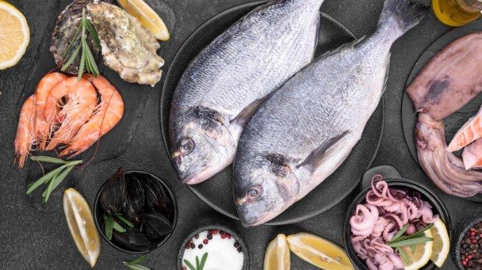 Ilustrasi ikan yang bagus untuk meningkatkan kecerdasan dan tumbuh kembang anak