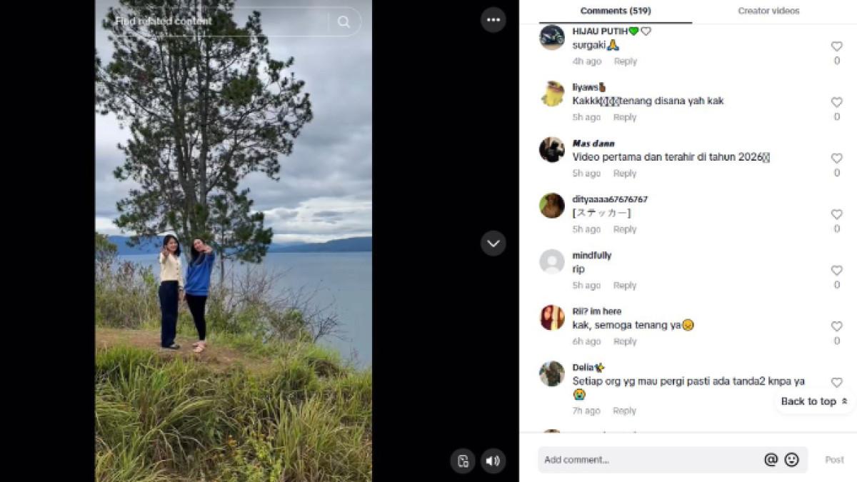 KORBAN PESAWAT JATUH - Florencia Lolita dipastikan sebagai jenazah kedua yang ditemukan dalam insiden jatuhnya pesawat ATR 42-500. Postingan terakhirnya di TikTok kini banjir doa.