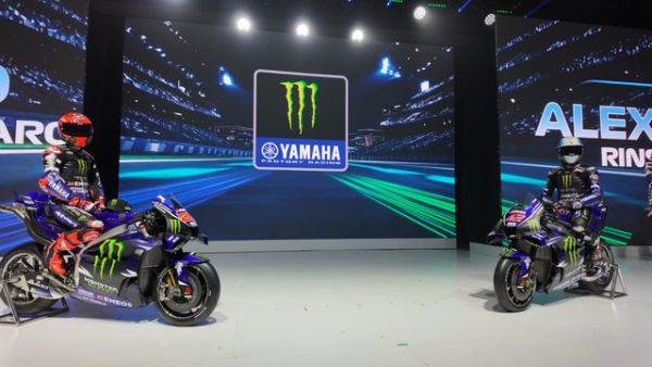Peluncuran motor baru Yamaha Monster Energy Team untuk MotoGp musim 2026 di Intercontinental, Jakarta Selatan, Rabu (21/1/2026). Foto: Fitra Andrianto/kumparan