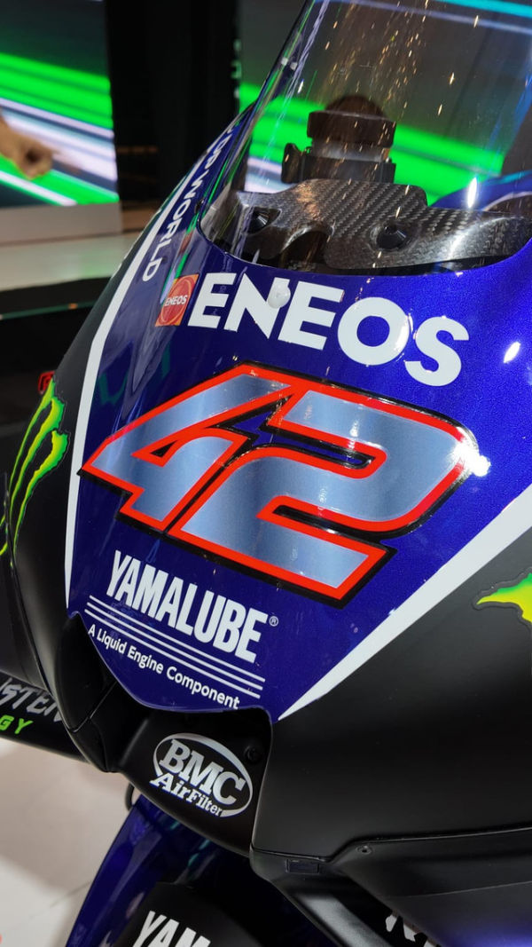 Peluncuran motor baru Yamaha Monster Energy Team untuk MotoGP musim 2026 di Intercontinental, Jakarta Selatan, Rabu (21/1/2026). Foto: Fitra Andrianto/kumparan