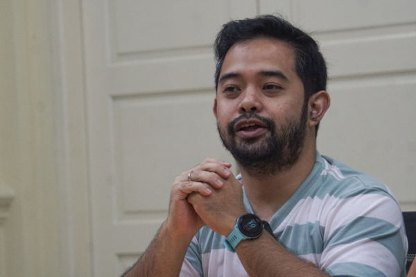 Pemain film Jumbo Ryan Adriandhy aat berkunjung ke kumparan. Foto: Dicky Adam Sidiq/kumparan