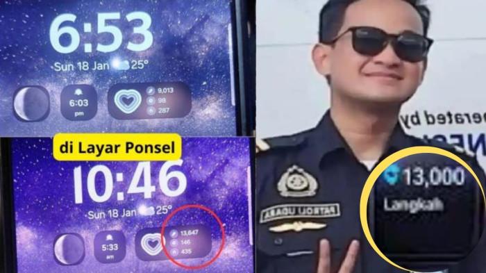 FARHAN GUNAWAN - Kolase foto HP yang merekam aktivitas smartwatch Farhan Gunawan dan ilustrasi AI. Kini Basarnas mengungkapkan asal usul 13.000 langkah di ponsel tersebut.