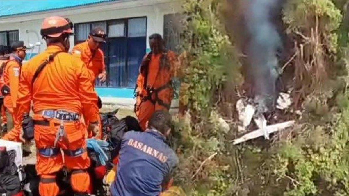 Proses evakuasi pesawat SAM Air PK-SMW yang jatuh di dekat Kampung Poik, Distrik Welarek, Kabupaten Yalimo, Papua Pegunungan diperkirakan sulit.