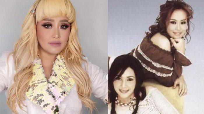 Pinkan Mambo mantan vokalis duo ratu (kiri) saat bersama Maia Estianty (kanan)