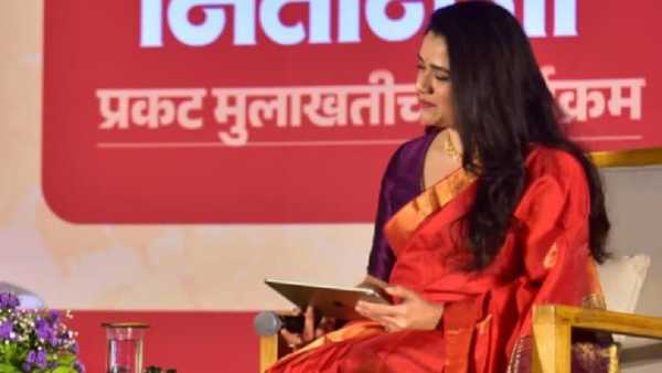 रॉ सिल्क साडीतील गिरिजाचा लूक साधा आणि चाहत्यांना आकर्षित करणारा आहे. पारंपरिक दागिन्यांसोबत केलेला हा लूक तिच्या नैसर्गिक सौंदर्याला अधिक खुलवणारा ठरतोय.  