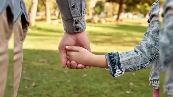 A loved boy grows into a strong man.