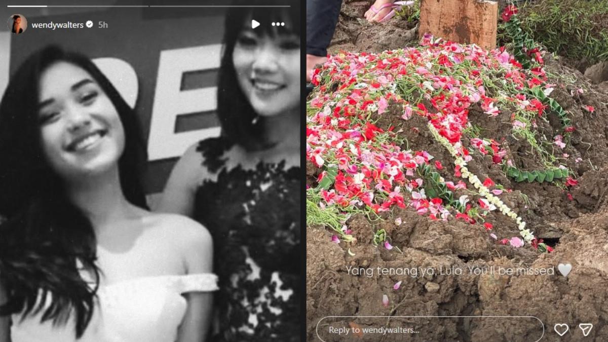 Wendy Walters menyampaikan pesan perpisahan terakhir untuk Lula Lahfah.