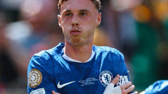 SELEBRASI - Selebrasi pemain Chelsea, Cole Palmer saat lawan PSG di final Piala Dunia Antarklub 2025 pada Senin (14/7/2025) dini hari WIB. (Foto diunduh dari Twitter Chelsea)