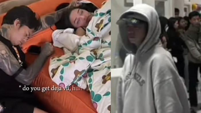 LULA LAHFAH DITEMUKAN MENINGGAL - Reza Arap temani Lula Lahfah saat sakit (KIRI). Reza Arap datang ke rumah sakit saat Lula Lahfah meninggal dunia (KANAN). Haru Reza Arap Usai Lula Lahfah Ditemukan Meninggal Dunia