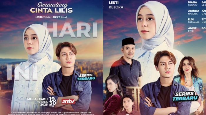 MULAI TAYANG - Pengumuman jadwal tayang sinetron Senandung Cinta Lilis ANTV dibintangi pasangan artis Lesti Kejora dan Rizky Billar dicapture Rabu (10/12/2025).
