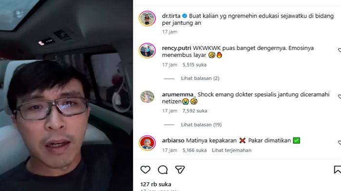 PENJELAN DR TIRTA - Melihat rekan sejawatnya 