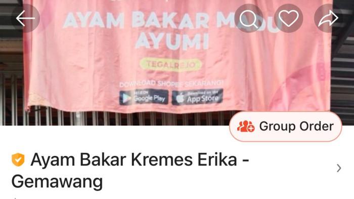 Ayam bakar kremes erika