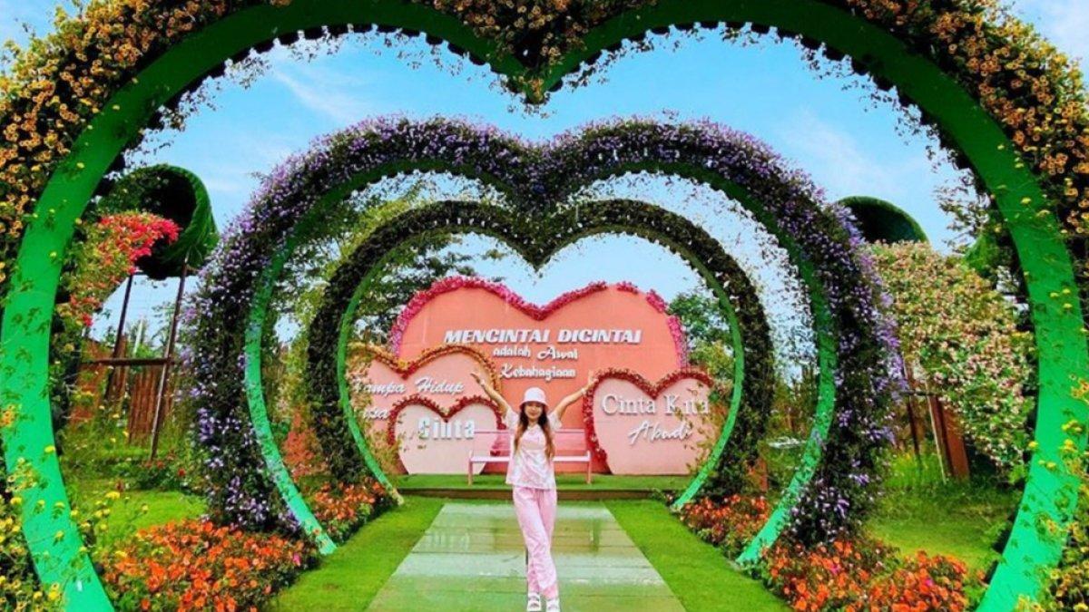Batu Love Garden, tempat wisata hits di Batu yang dekat hotel dan tempat sewa motor.