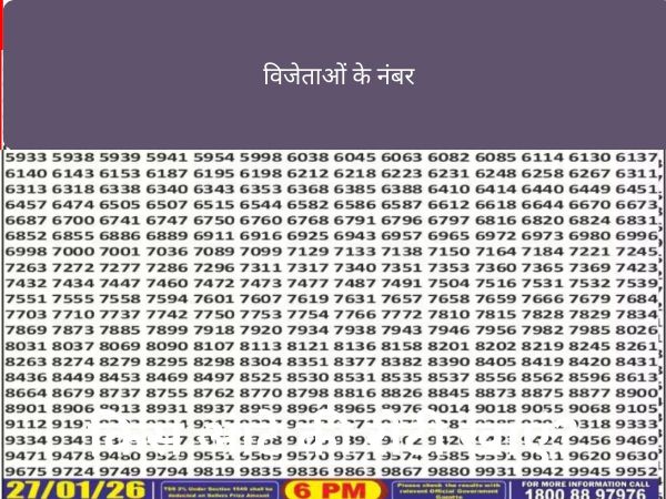 यादी विजेता