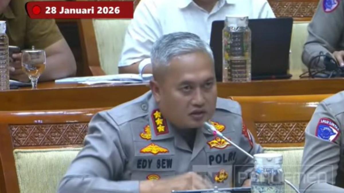 KASUS JAMBRET SLEMAN - Kapolresta Sleman Kombes Pol Edy Setyanto Erning Wibowo mengikuti RDP dan RDPU bersama Komisi III DPR, Rabu (28/1/2026). Ia kena semprot Safaruddin.