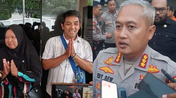 BANTAH - Kapolresta Sleman Kombes Pol Edy Setyanto membuat sejumlah sanggahan terkait kasus Hogi Minaya, suami yang dijadikan tersangka setelah mengejar penjambret istrinya. 