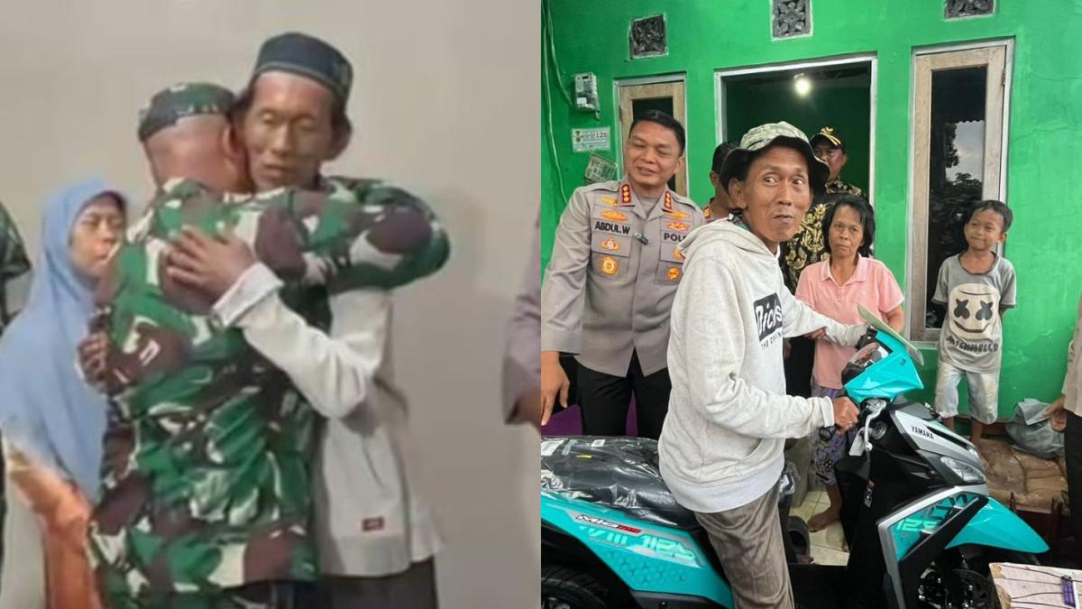 PENJUAL ES GABUS - Penyesalan Aiptu Ikhwan dan Serda Heri, peluk dan cium tangan penjual es gabus,