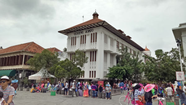 Gedung Jasindo di Kawasan Kota Tua Foto: Aprilandika Pratama/kumparan