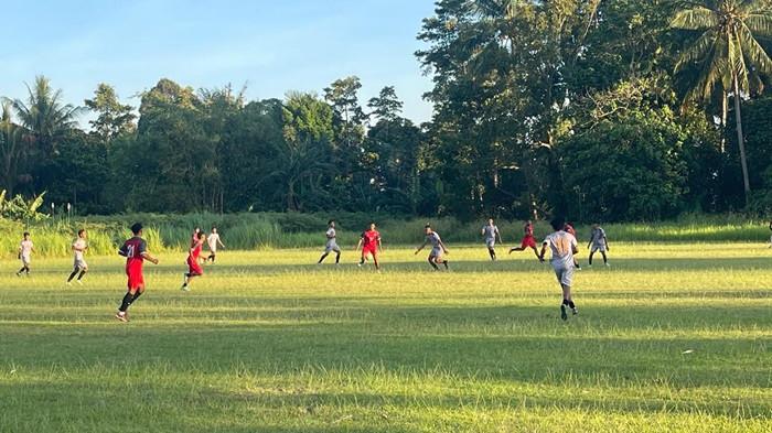 Dua klub peserta Liga 4 Sulut 2026 PS Minahasa Utara lakukan uji tanding lawan Persbit