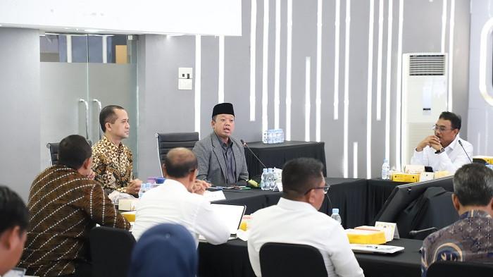 Menteri Transmigrasi hadir di rapat Nusron Wahid