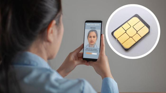 REGISTRASI SIM CARD - Ilustrasi face recognition. Registrasi kartu SIM menggunakan face recognition diberlakukan mula 1 Januari 2026.