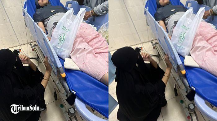 DIGIGIT KOBRA - Kondisi Sakinah Al Janah (15), remaja yatim harus dirawat setelah tergigit anak kobra di Rumah Sakit Ir Soekarno, Sukoharjo, Kamis (29/1/2026). Ia digigit anak ular kobra yang diduga berada di dalam paket belanja online yang diterimanya.