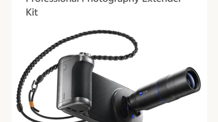 Tampilan Bodi Rig aksesoris tambahan untuk Vivo C300 Pro.