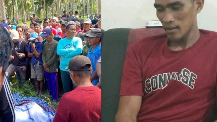 PEMBUNUHAN KARYAWATI KOPERASI - Kolase foto pelaku pembunuhan Hijrah karyawati PNM di Pasangkayu dan lokasi penemuan jenasah.