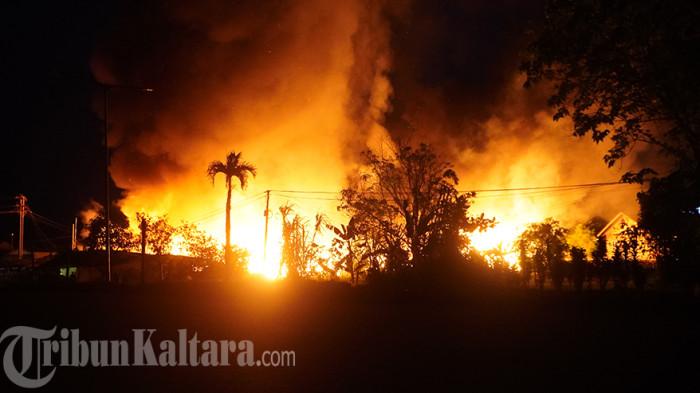 30012026 kebakaran di kawasan Tugu Lemlai Suri Tanjung Selor 01