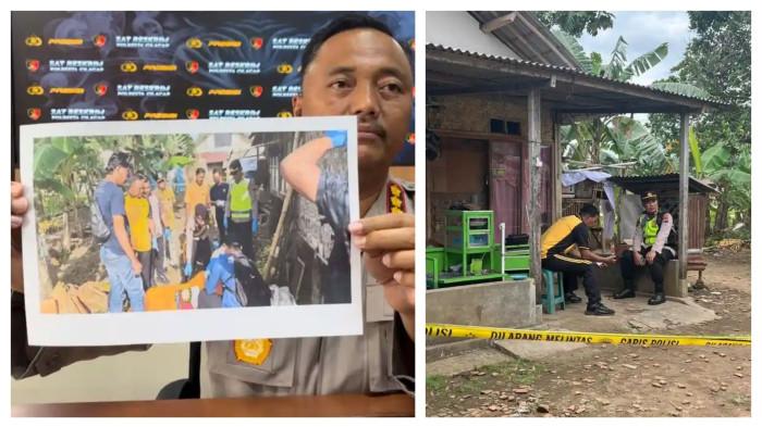 JASAD BOCAH DALAM KARUNG - Kapolresta Cilacap Kombes Pol Budi Adhi Buwono menunjukkan foto dokumentasi proses penanganan tempat kejadian perkara saat konferensi pers di Mapolresta Cilacap, terkait penemuan jasad bocah perempuan berusia 4 tahun 10 bulan di Kecamatan Cilacap Tengah, Jumat (30/1/2026). Petugas kepolisian berjaga di rumah kontrakan di Kecamatan Cilacap Tengah, Kabupaten Cilacap, yang dipasangi garis polisi, Jumat (30/1/2026). Di Lokasi tersebut ditemukan jasad bocah perempuan berusia 4 tahun yang sebelumnya dilaporkan hilang, dengan kondisi terbungkus plastik dan karung di area kamar mandi belakang rumah. Warga satu kampung ramai-ramai cari bocah perempuan yang hilang sejak Kamis (29/1/2026), besoknya Jumat (30/1/2026) bocah itu ditemukan tewas di dalam karung.