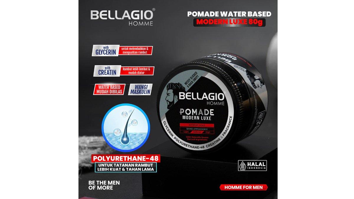 BELLAGIO Homme Pomade Natural Shine & Extreme Hold Modern Luxe