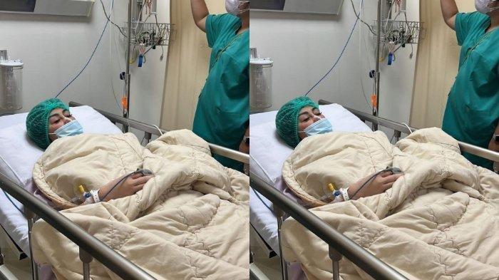 JALANI OPERASI - Kolase potret Amy Qanita jelang menjalani operasi (arsip 2025).