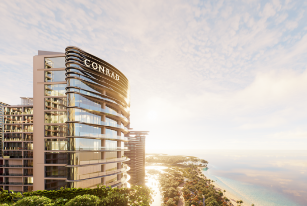 An artists impression of The Conrad at Bai Dat Do, Conrads first hotel in Vietnam. Photo courtesy of Sun Group
