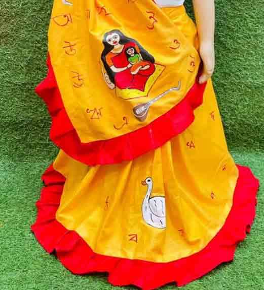Applique Saree