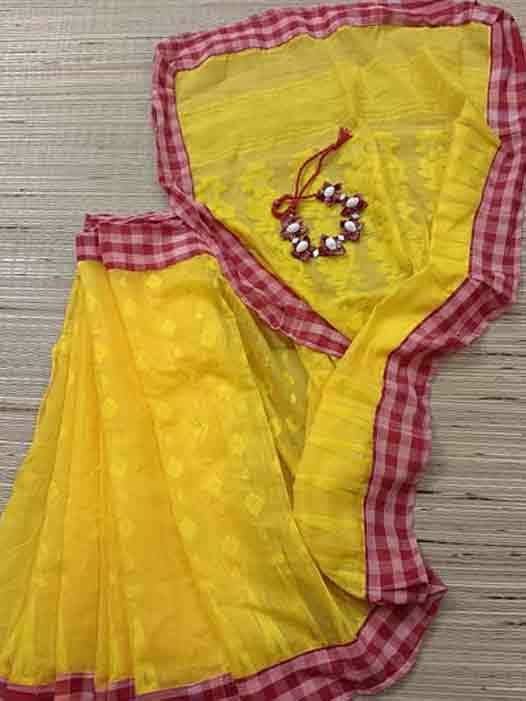 Yellow-Saree
