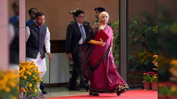Nirmala Sitharaman Saree On Budget 2026