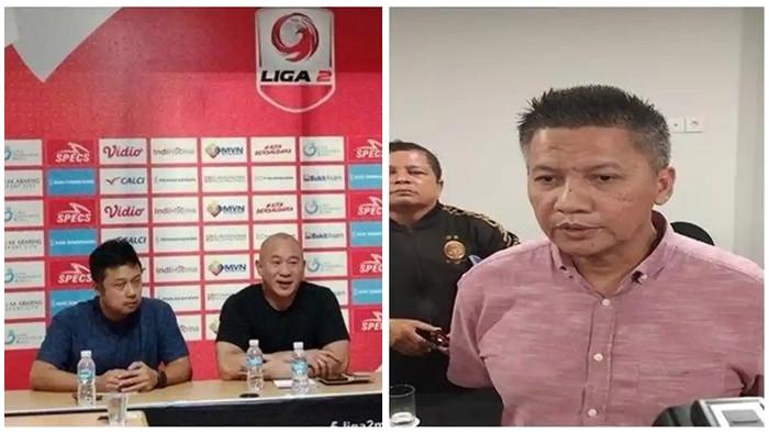 PRESIDEN SRIWIJAYA FC - Para petinggi Sriwijaya FC: Direktur Olahraga PT SOM Anggoro Prajesta, Komisaris Utama PT SOM Alexander Rusli. Presiden Sriwijaya FC Achmad Reza Widjaja, S.E,