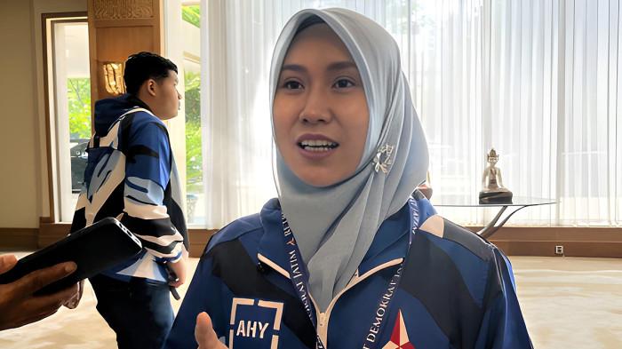 Wakil Ketua DPD Partai Demokrat Jatim Sri Wahyuni saat ditemui di Surabaya beberapa hari lalu.