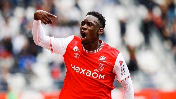 Folarin Balogun di Reims. Pemain ini dipatok Arsenal dengan harga tinggi