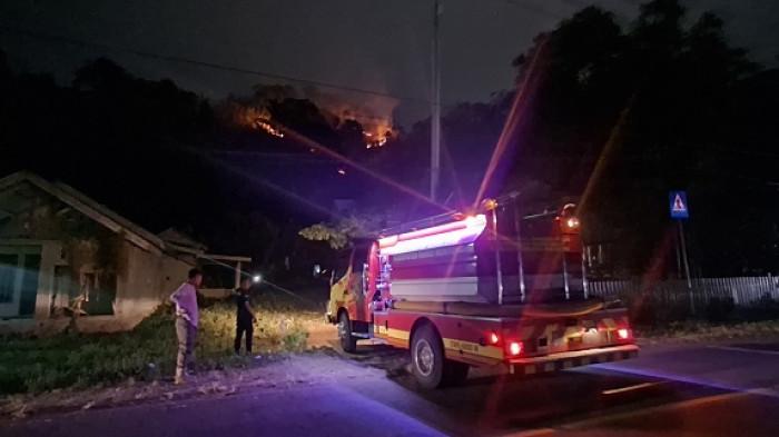 Kebakaran hutan dan lahan di Desa Avolua, Parigi Utara