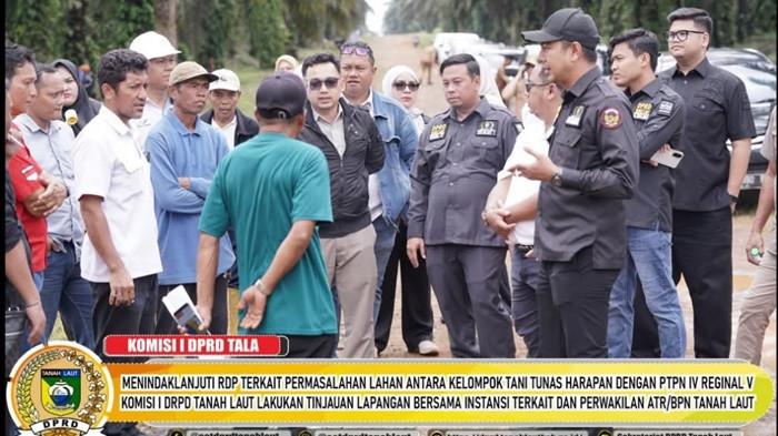 komisi I dprd tanahlaut cek lapangan ke desa panggung baru1