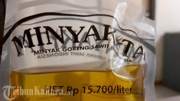 Produk minyak goreng MinyaKita. (TribunKaltara.com)